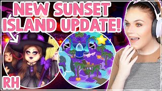 NEW SUNSET ISLAND UPDATE COMING! Witch Minigame RETURNS 🏰 Royale High UPDATE Tea