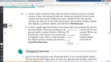 Java Programming 1 - Chapter 6 Exercise #14