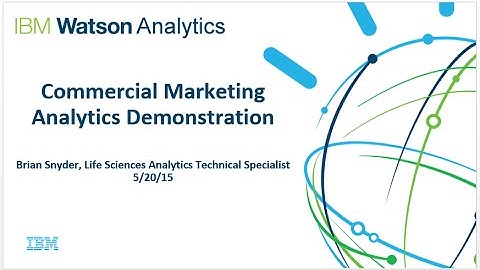 IBM Watson Analytics - Optimizing Commercial Marketing Effectiveness