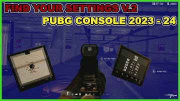Pubg console sensitivity settings V.2 for recoil control 2023 - 24