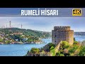 Walking Between Rumeli Fortress and Kurucesme Bebek | Istanbul March 2020 | 4K 60 FPS