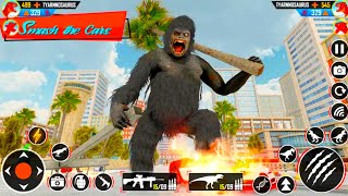 ANGRY GORILLA CITY ATTACK GAMES 🦍 - ANIMALS GAMEPLAY 🦧 screenshot 4