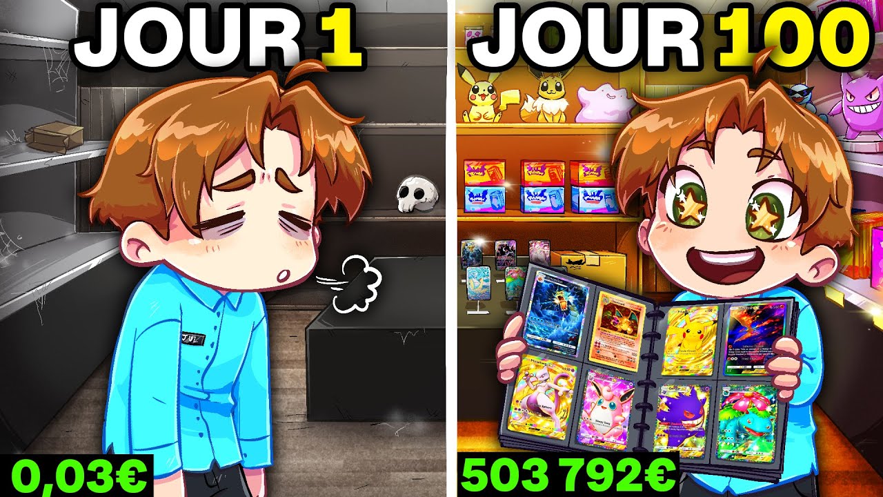 100 JOURS sur Pokémon Card Shop Simulator, voici ce qu'il s'est passé...