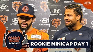 Caleb Williams, Rome Odunze Take the Field on Day 1 of Bears Rookie Minicamp | CHGO Bears Podcast