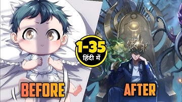 Reborn as a Baby, He Unlocks the Infinite Evolution System From Scratch Explained Hindi [1-35]