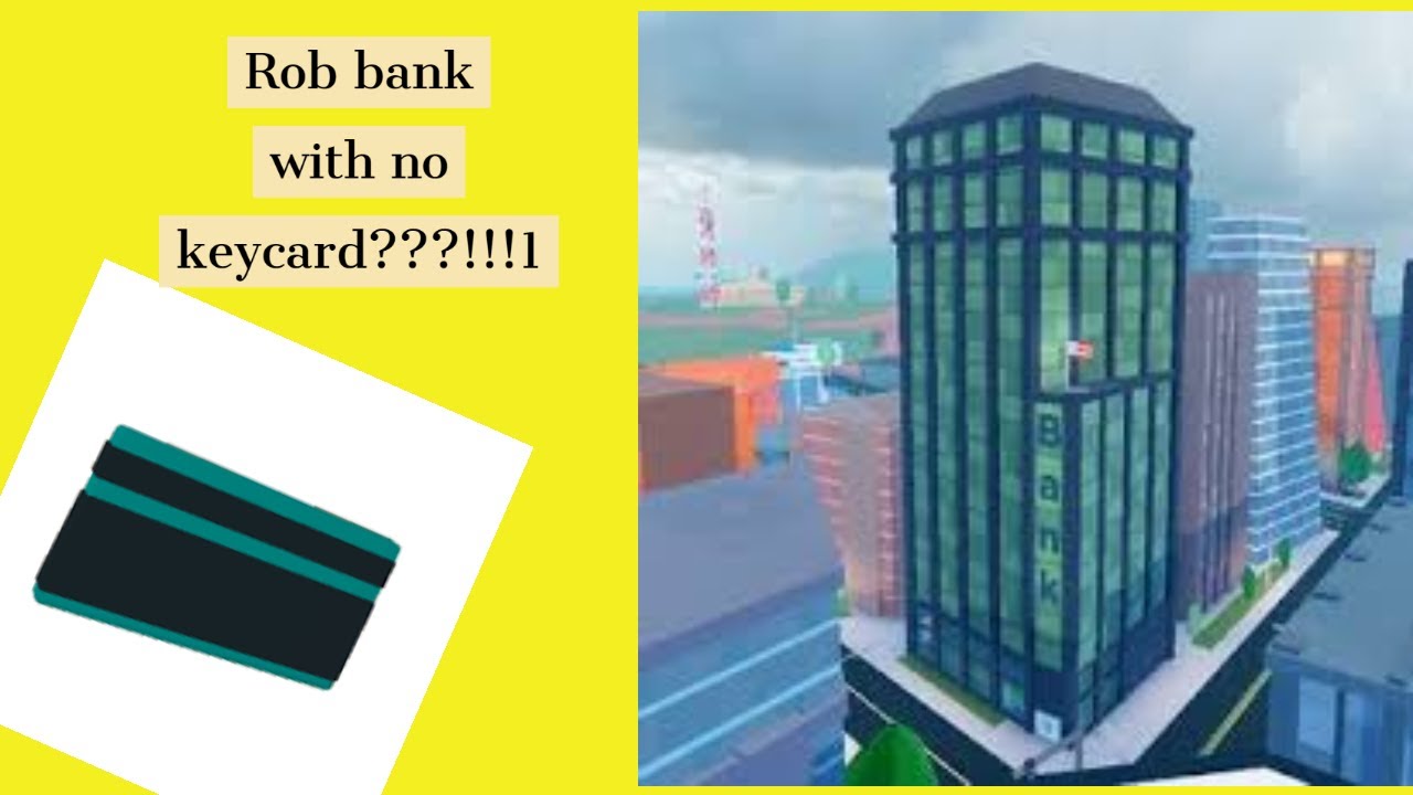 How to rob the bank withought a Keycard | Roblox Jailbreak - YouTube