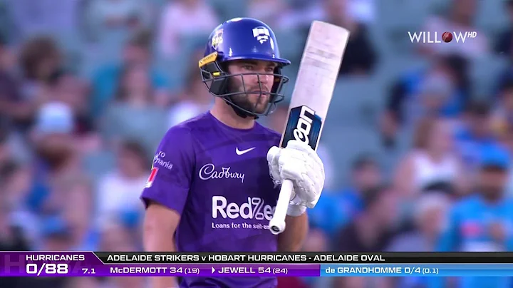 Caleb Jewell 54 runs vs Adelaide Strikers| 30th Ma...