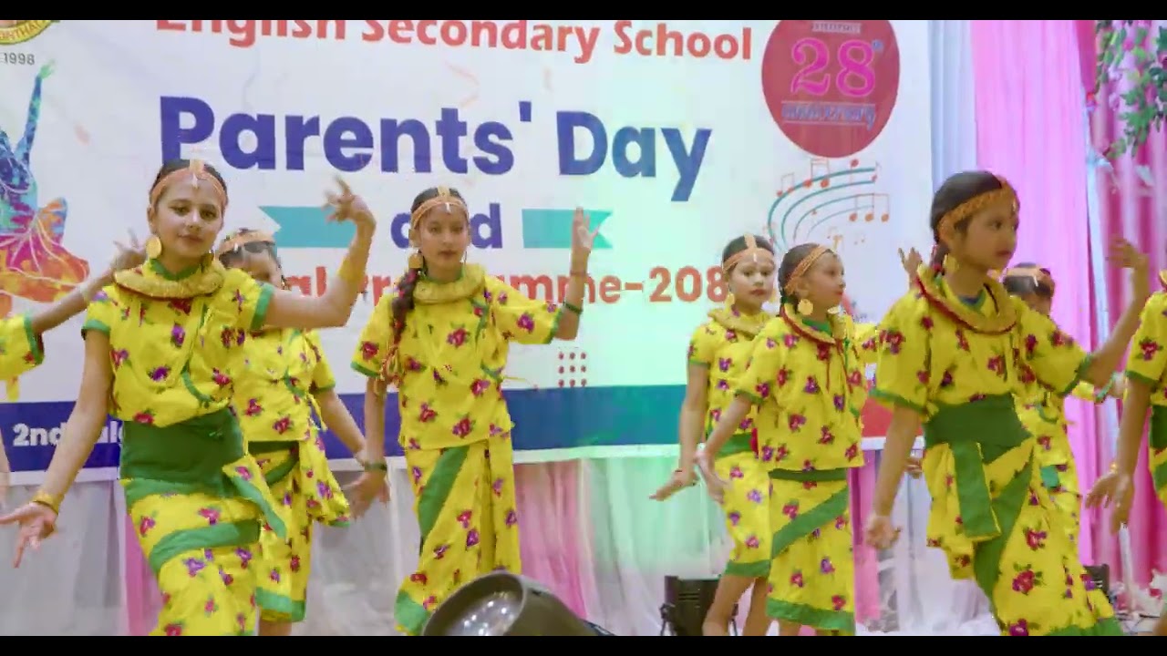 Girls Dance in Gonyo Cholo . Beautiful cultural dance showcasing Nepali tradition. Like & Subscribe