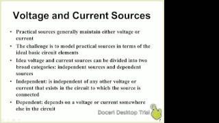 3.1 DC Circuit Analysis: Series/Parallel Circuits: Ideal Basic Elements