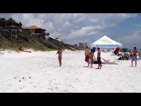 Beach Bocce Ball Demonstration