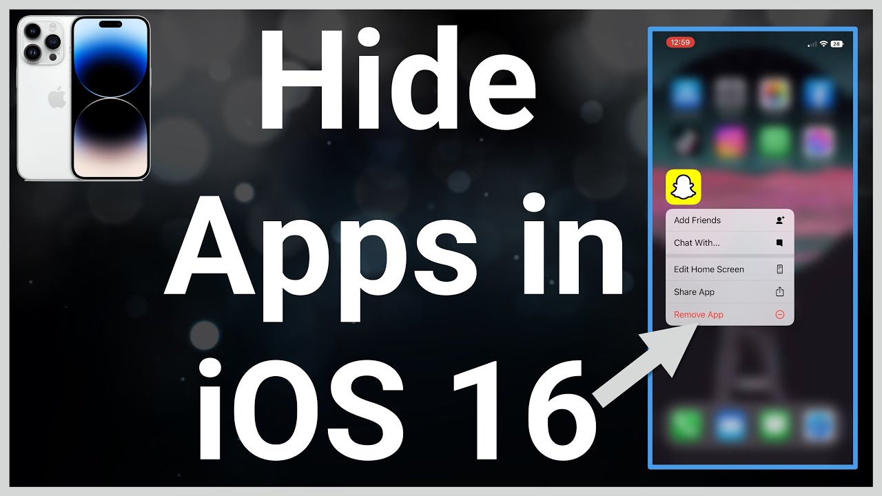 Ios Hide Apps How To Hide Apps In iOS 16 - YouTube