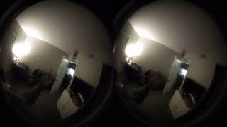 (Stereoscopic)First person, point of view of me Juggling potatoes
