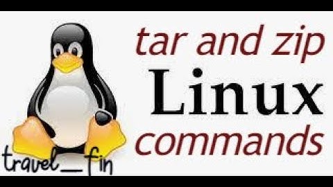 Linux Tutorials | Compressing and Archiving Files in Linux | tar and zip commands
