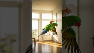 When The Parrot Realizes The Hamster Was Using It As A Plane