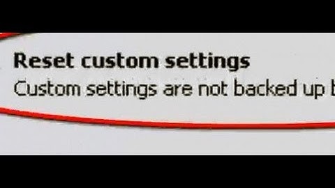 How to reset Autocad settings to default