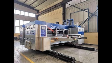 XY-H  high speed automatic 2 colors flexo printer and rotary die-cutter machine #xinyu #diace