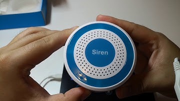 How to Pair Wireless Siren to WLXF03 Alarm