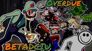 OVERDUE but every turn a different character sings it Fnf betadciu