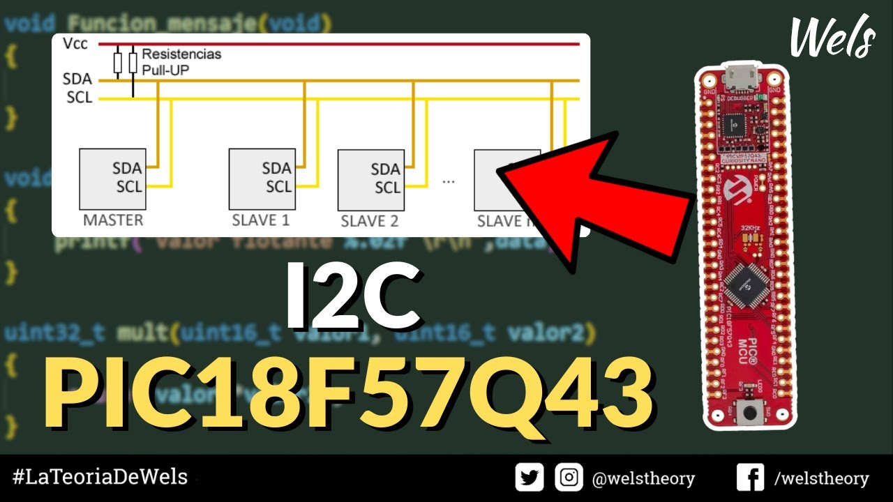 COMO PROGRAMAR EL I2C | Curso PIC18F57Q43 Clase 22 - YouTube