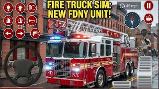 Fire Truck City Rescue Simulator - 911 US Emergency Fire Truck Driving 3D! - Android Gameplay screenshot 3