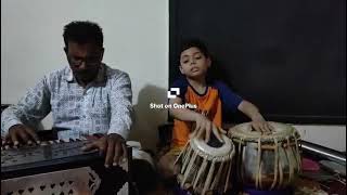 Tabla practice with my guruji l #kid #music #kidmusician #classicalmusic #classicaltabla