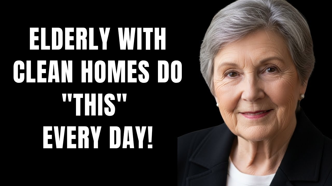 Пожилые люди, живущие в чистоте, делают «это» каждый день! — 6 вещей, которые пожилые люди делают...