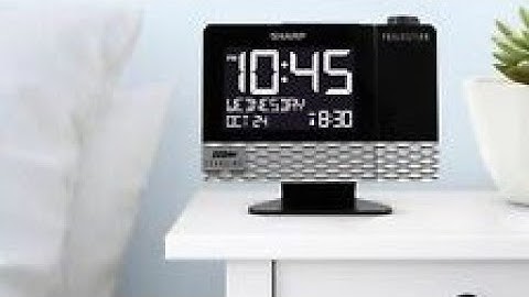 ⏰🕧📱📚-#Manual-Sharp Alarm Clock with USB Port-#Model SPC 543