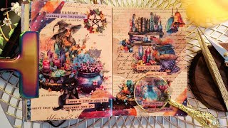 ASMR | Journal With Me | Cozy Scrapbooking | Sound of Rain | Journaling | No Talking