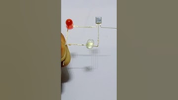 simple LED flasher l led flasher using bc547 transistor #shorts #short