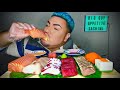 MASSIVE SASHIMI MUKBANG • SALMON, TUNA, HAMACHI, & OCTOPUS