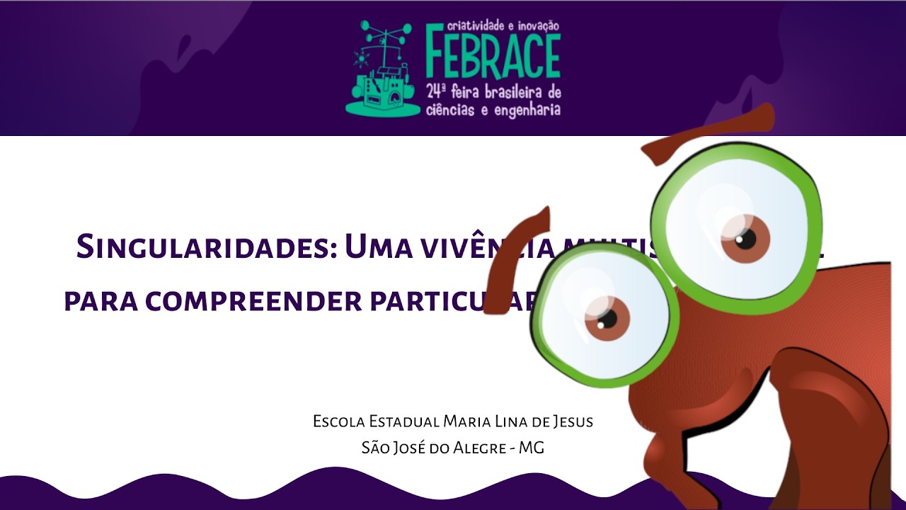 FEBRACE - FórumCCNTs 2026: Singularidades: uma vivência multissensorial para compreender particularidades sobre o TEA