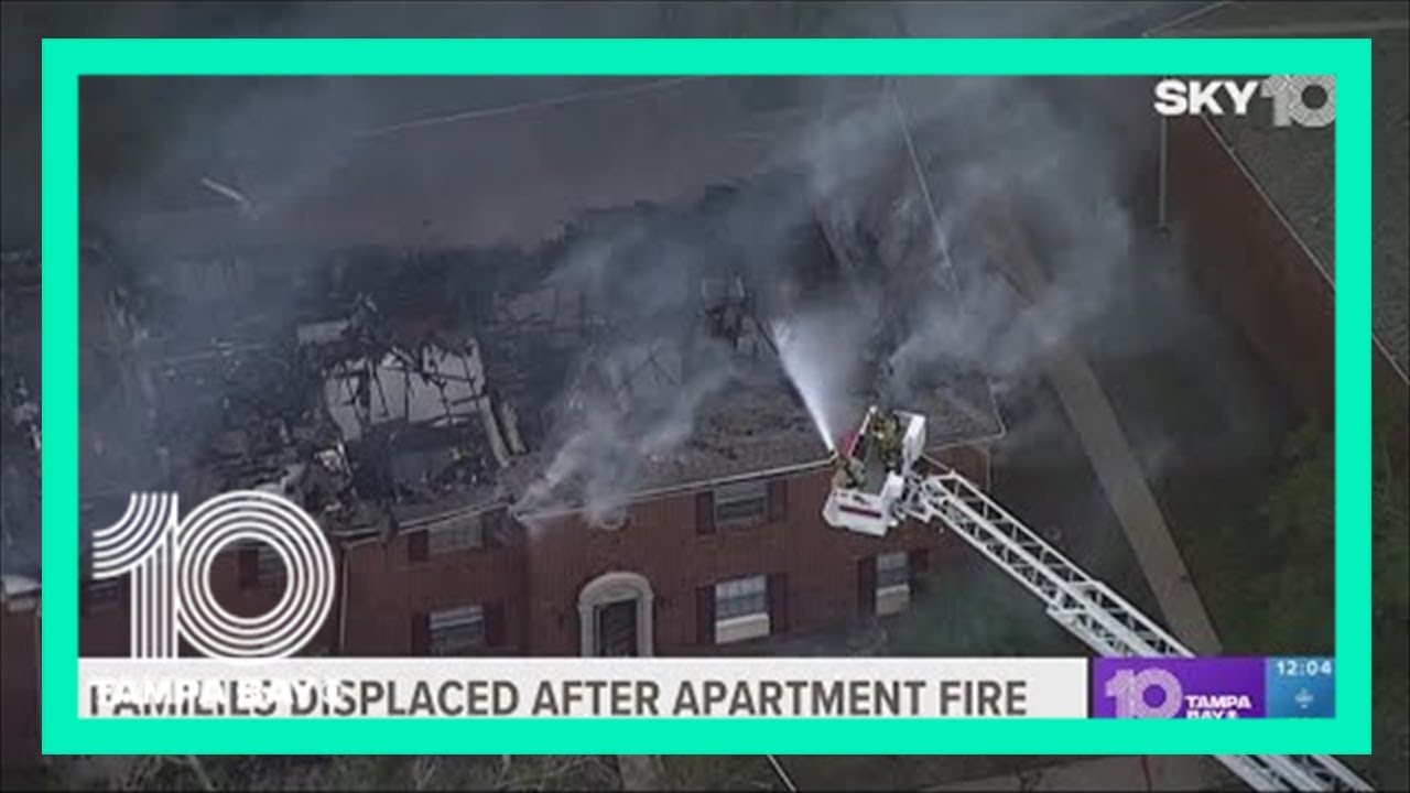Bradenton families without home after apartment fire - YouTube
