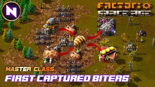 Back to Nauvis: Setting Up Basic Biter Farm ➡️ Biolabs & Modules | Factorio Space Age MASTER CLASS