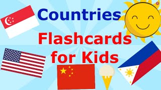 Flashcards for Babies, Toddlers, Kids - Countries flashcard