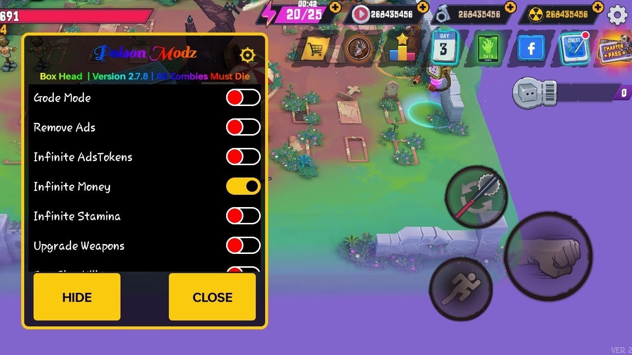 Box Head: All Zombies Must Die | Mod Menu Latest version Download | Unlimited Currency, One Hit Kill