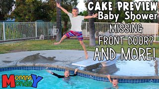 Shopping, Swimming, Baby Shower Sneak Peak & New Front Door || Mommy Monday