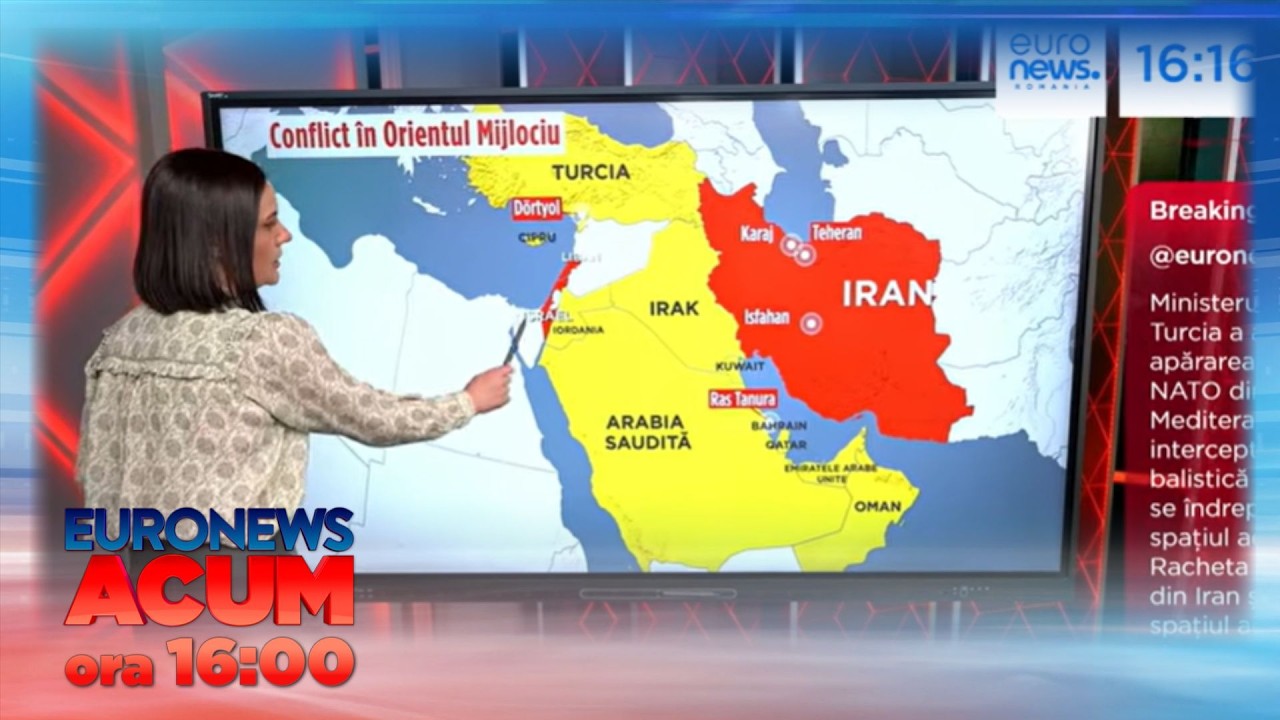 Știrile Euronews România - de la ora 16:00 - 4 martie 2026
