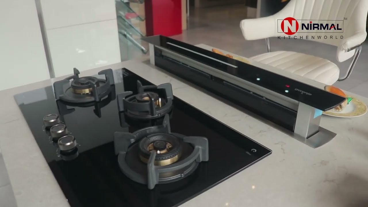 Modular Island Kitchen Concept with Premium Tuffen Glass finish