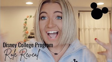 Role Reveal! || Disney College Program Spring Advantage 2022