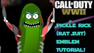 WW2 Pickle Rick Emblem