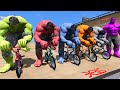 TEAM HULK Super Bicycles Competition Challenge #4 Funny Contest - GTA V Mods