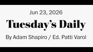 The Washington Post / LA Times Crossword 23/06/2026