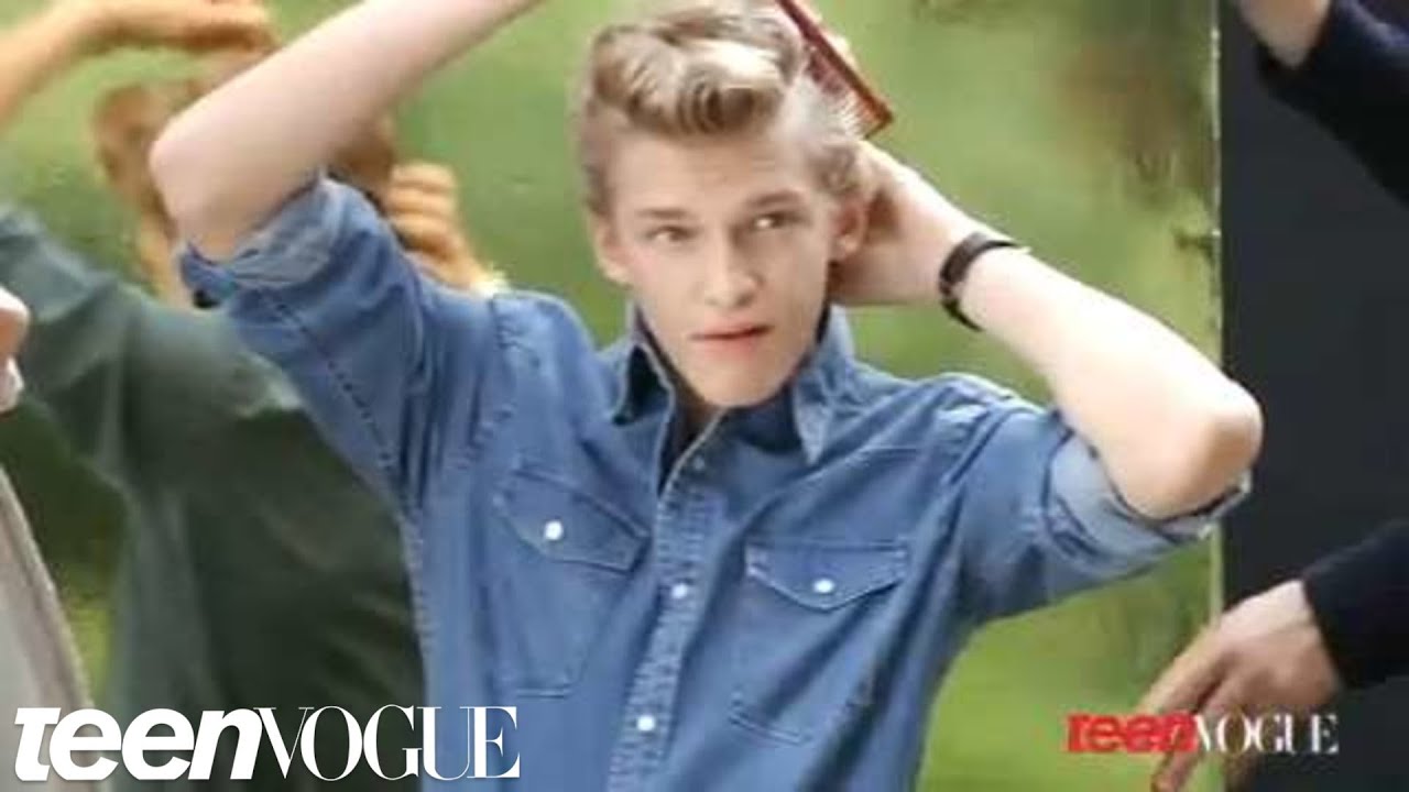 Behind-the-scenes with Cody Simpson on the set of his Teen Vogue photo shoot