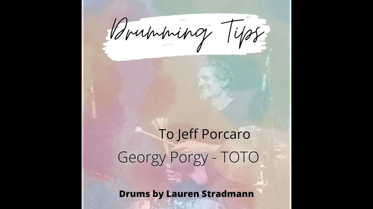 Toto (Tribute to Jeff Porcaro drum lesson) YouTube
