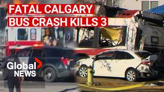 Calgary bus crash: 3 dead, at least 16 injured in fatal chain-reaction vehicle pile-up