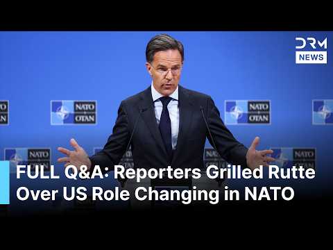 FULL Q&A: Reporters Confronted Rutte Over US Role Changing in NATO Force Model Shift | AC1B