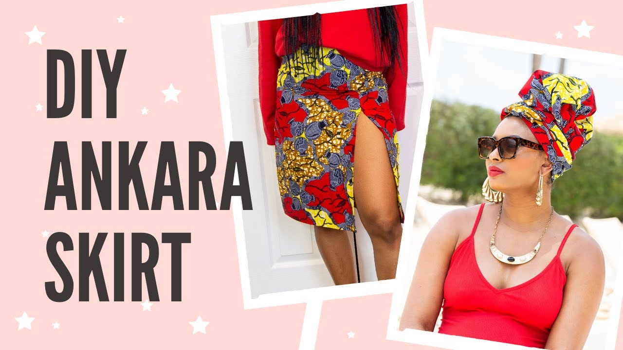 HOW TO MAKE A DIY ANKARA SKIRT l SIMPLICITY PATTERN 1559 YouTube