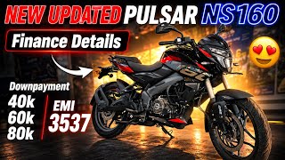 Pulsar NS160 Finance Details 2026 | Down Payment, EMI & On Road Price #ns160 #emi #finance