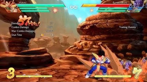 DRAGON BALL FighterZ- Vegeta Ki Blast Loop