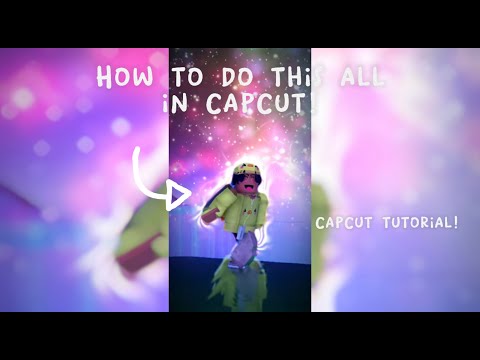 How to do the “galaxy sky” and “Arua” effect ALL IN CAPCUT!